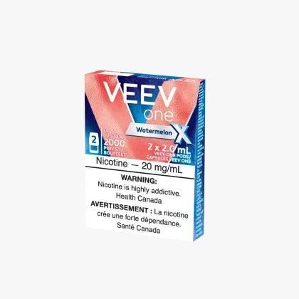 [Vape Pods] VEEV One X Pod - Watermelon (2pk), Variant: 20mg