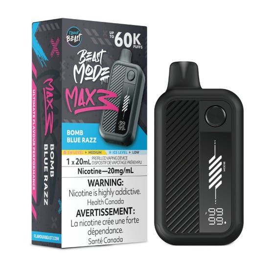 [Disposables] Flavour Beast Beast Mode Max 3 - Bomb Blue Razz