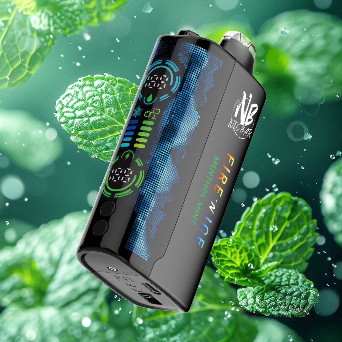 [Disposables] Nic Bar Fire N' Ice - Menthol Mint