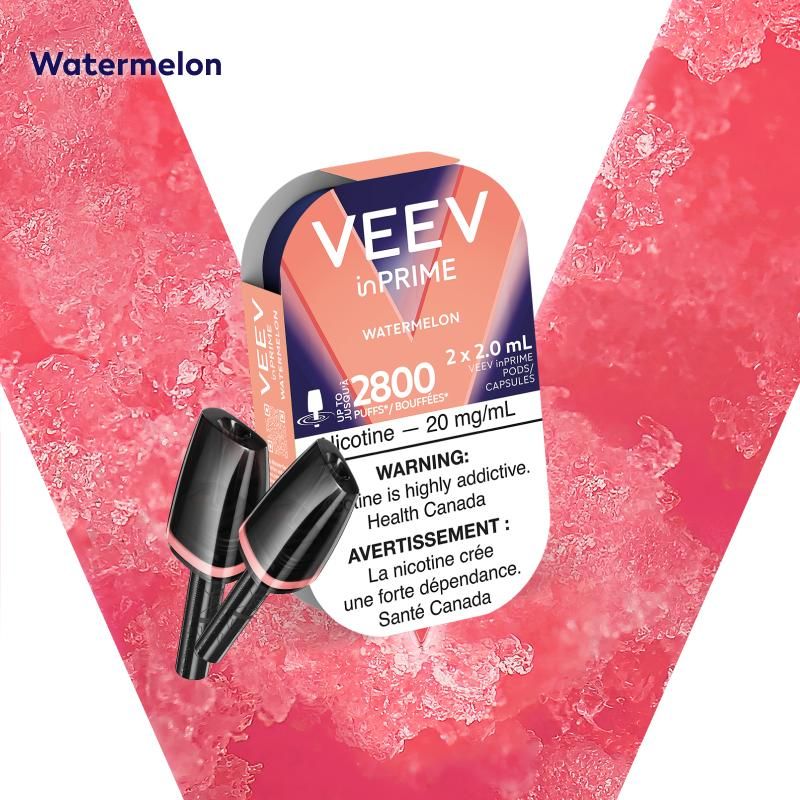 [Vape Pods] VEEV InPrime Pod - Watermelon (2pk)