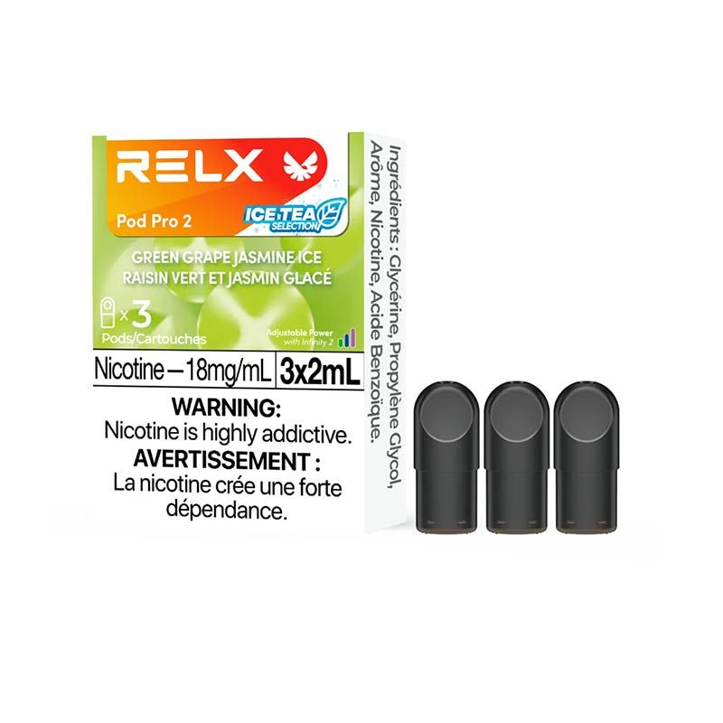 [Vape Pods] RELX Infinity Pro - Green Grape Jasmine Ice (3pk)
