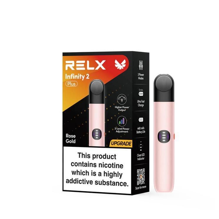 how many puffs in relx infinity pod 2 Plus Vape Device Kit Flavor:Vienna Bliss (Frozen Strawberry) Vape Kit Features-Fixed Wattage Mr Fog Switch Vape