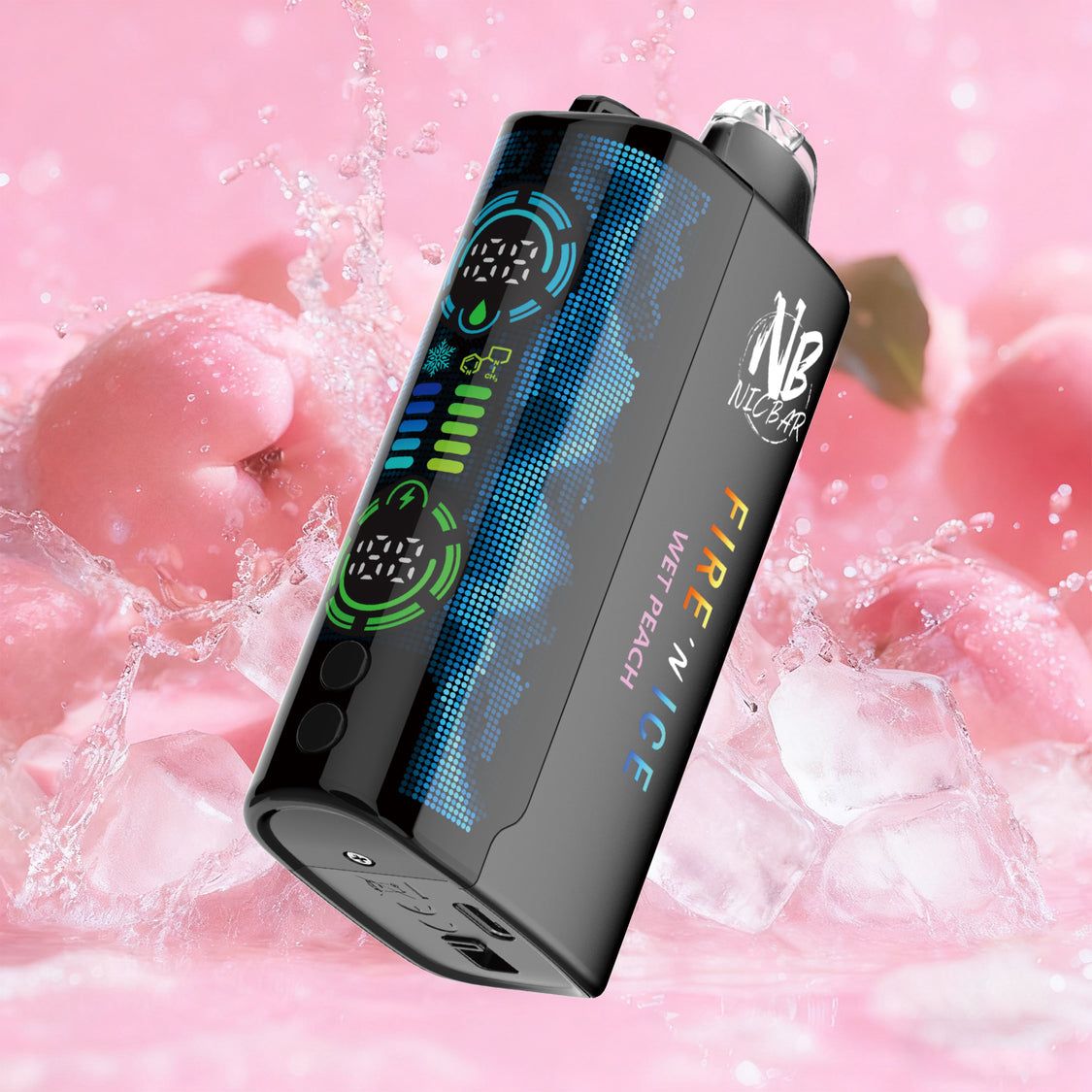[Disposables] Nic Bar Fire N' Ice - Wet Peach