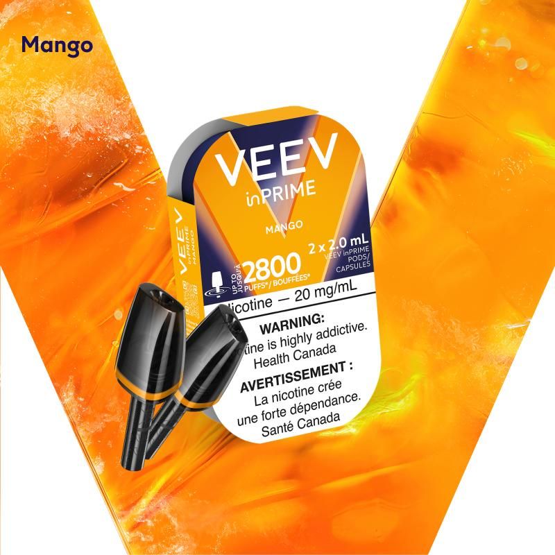 [Vape Pods] VEEV InPrime Pod - Mango (2pk)