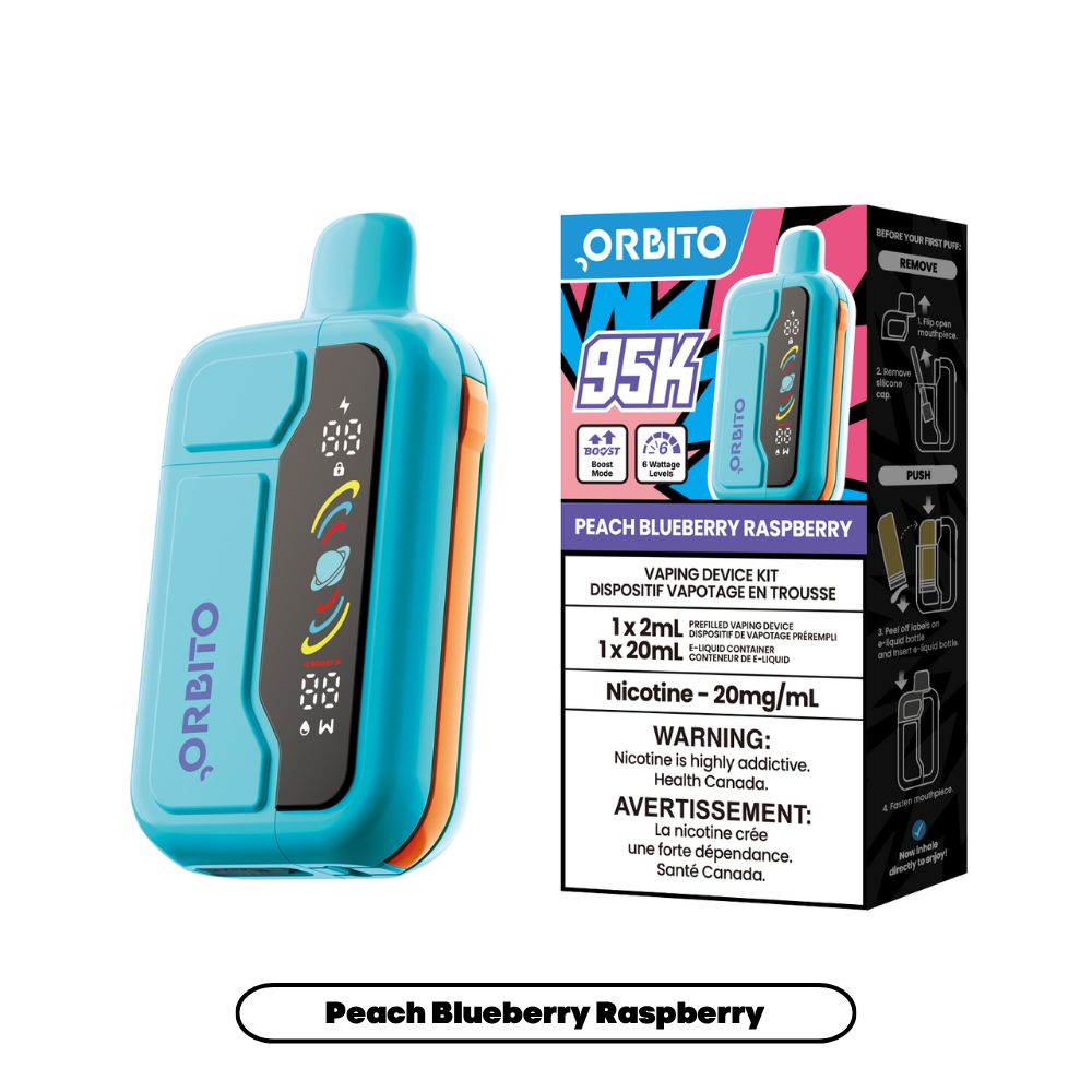 [Disposables] Orbito Sync 95K - Peach Blueberry Raspberry