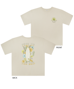 PACIFIC CREATIONS Women's T-Shirt - Free By The Sea - Oyster