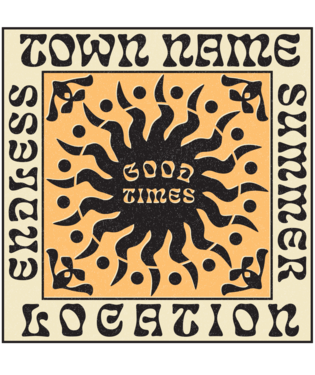 PACIFIC CREATIONS Women's Sticker - Good Times Sun