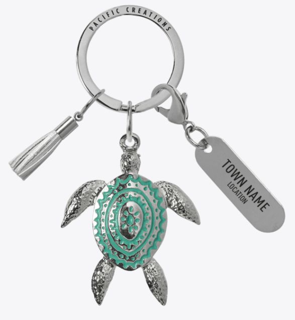 PACIFIC CREATIONS Women's Keyring - Ocean Turtle