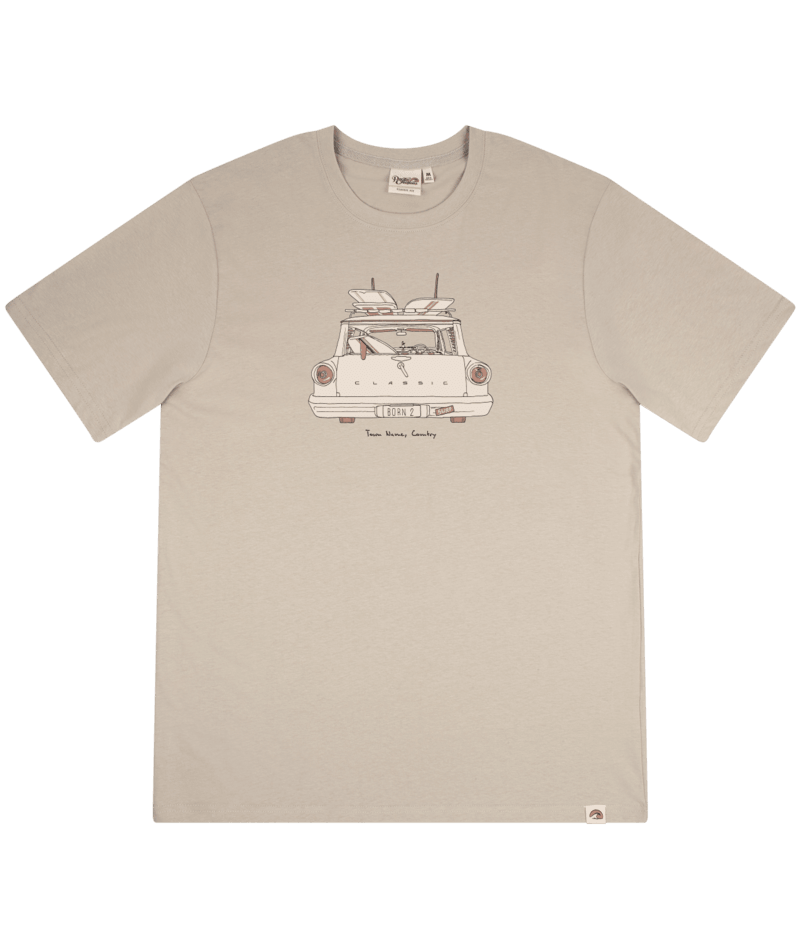 PACIFIC CREATIONS Men's T-Shirt - Beach Wagon - Sand