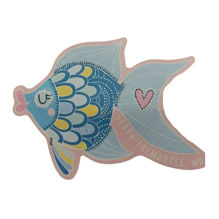 EARTH NYMPH Girls' Sticker - Pretty Fish