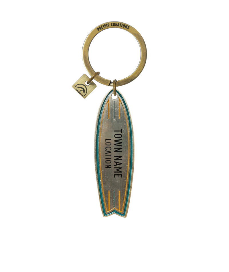 PACIFIC CREATIONS Men's Keyring - Single Board