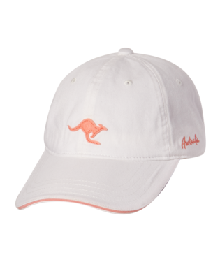 PACIFIC CREATIONS Women's Casual Cap - Single Roo "White"