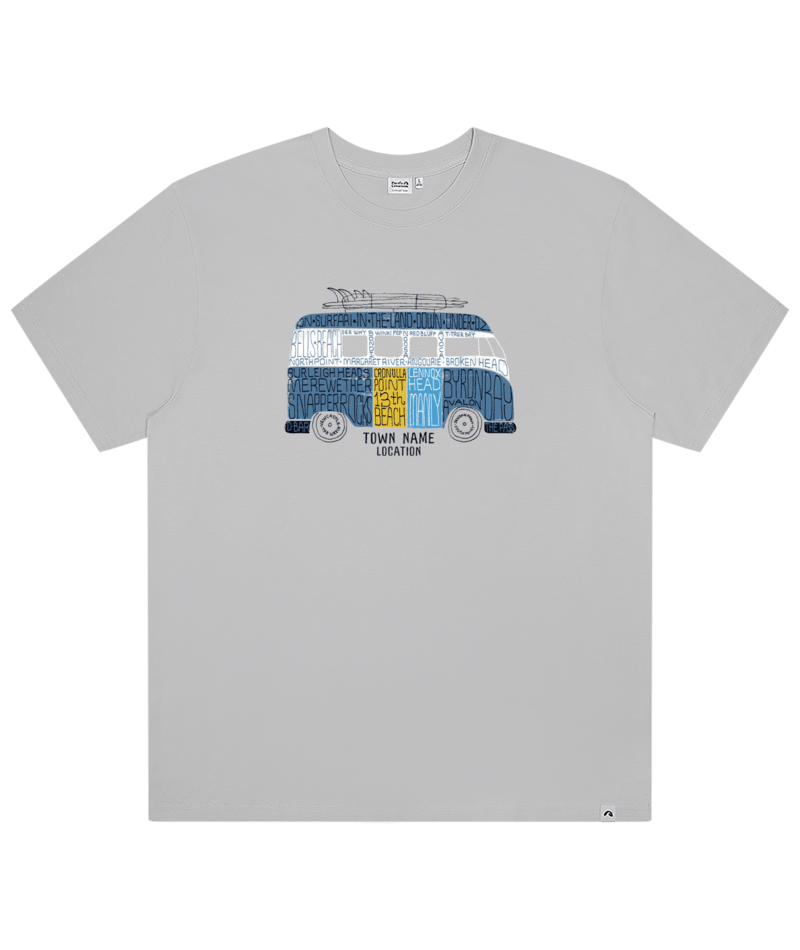 PACIFIC CREATIONS Men's T-Shirt - Aus Kombi Type - Light Grey