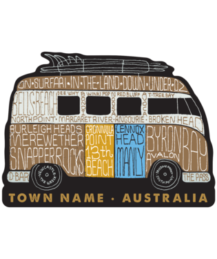 PACIFIC CREATIONS Men's Sticker - Kombi Type
