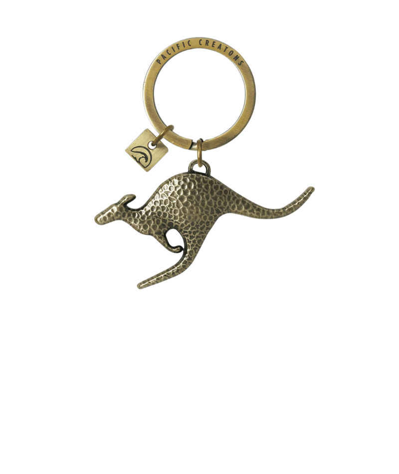 PACIFIC CREATIONS Men's Keyring - Single Roo - DISC