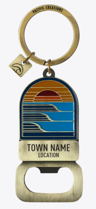 PACIFIC CREATIONS Men's Keyring - Surf Formation
