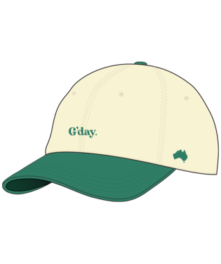 PACIFIC CREATIONS Universal Casual Cap - Gday "Off White"