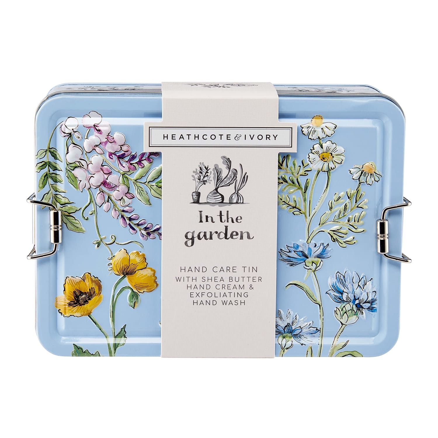 HEATHCOTE &amp; IVORY In The Garden Hand Care &amp; Essentials Tin