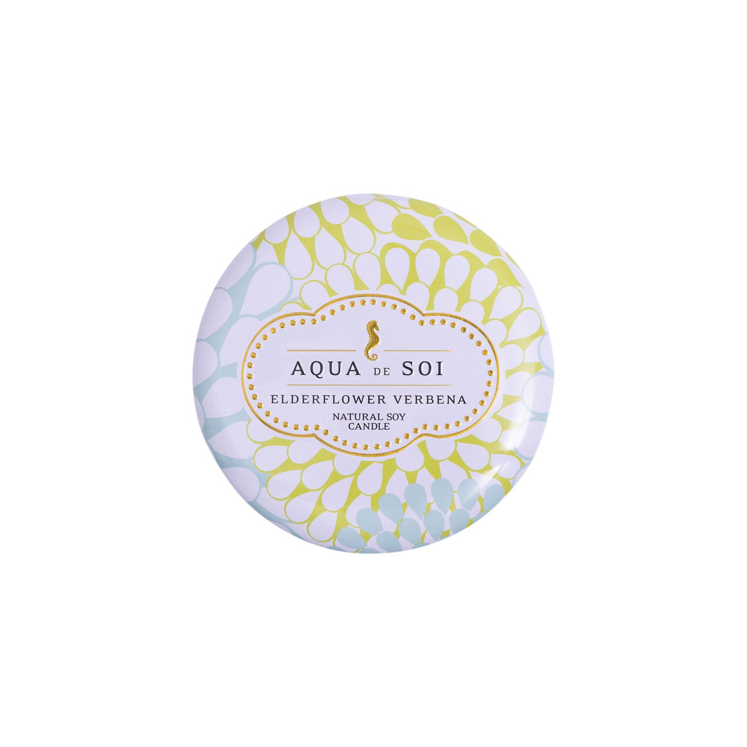 THE SOI CO Elderflower Verbena Decorative Tin Candle – 9oz