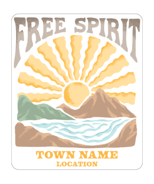 PACIFIC CREATIONS Women's Sticker - Free Spirit