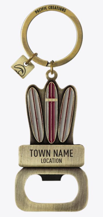 PACIFIC CREATIONS Men's Keyring - Board Trio