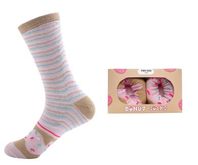 ARTICO Food Socks - Pink Donut