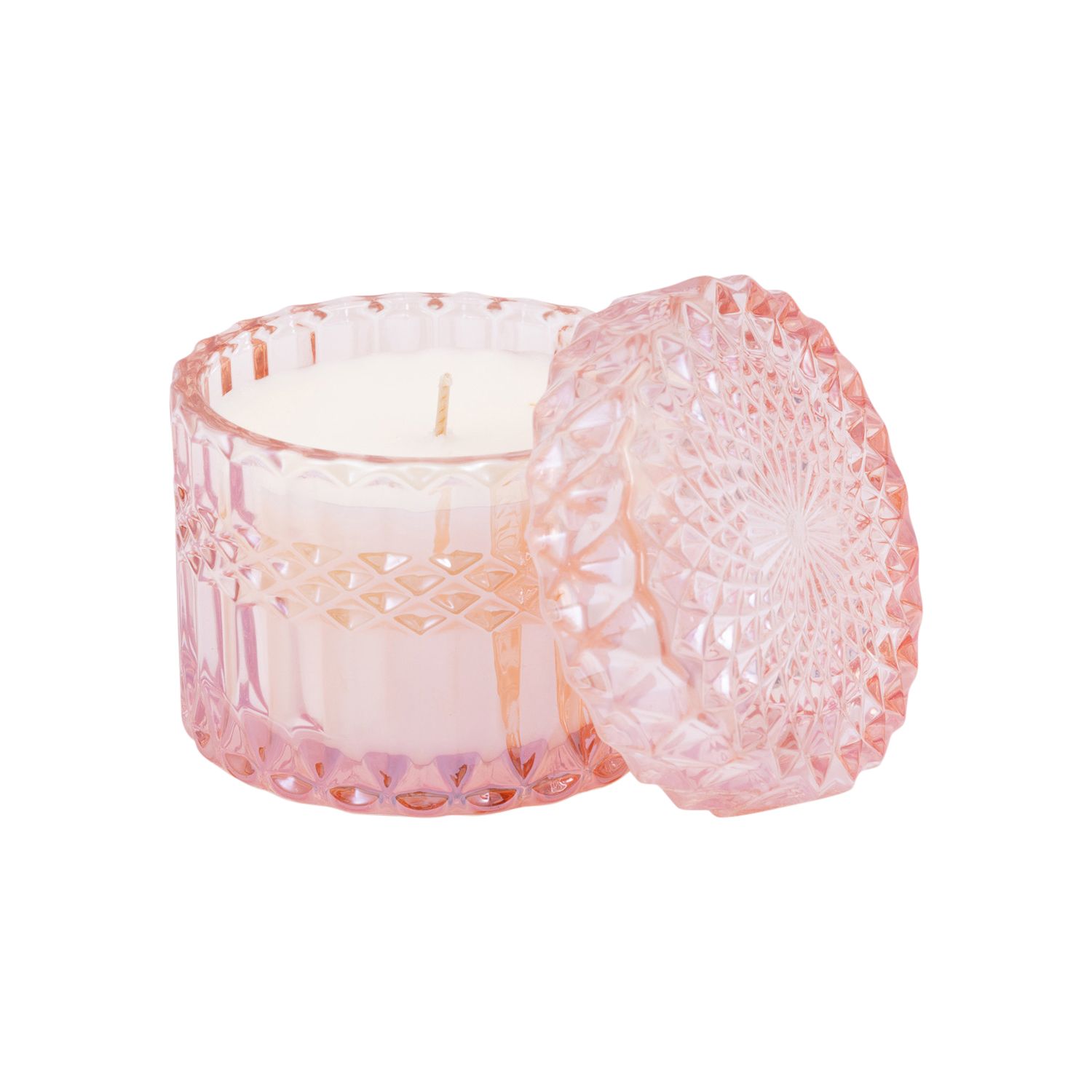 THE SOI CO Pink Chiffon Petite Shimmer Candle – 8oz