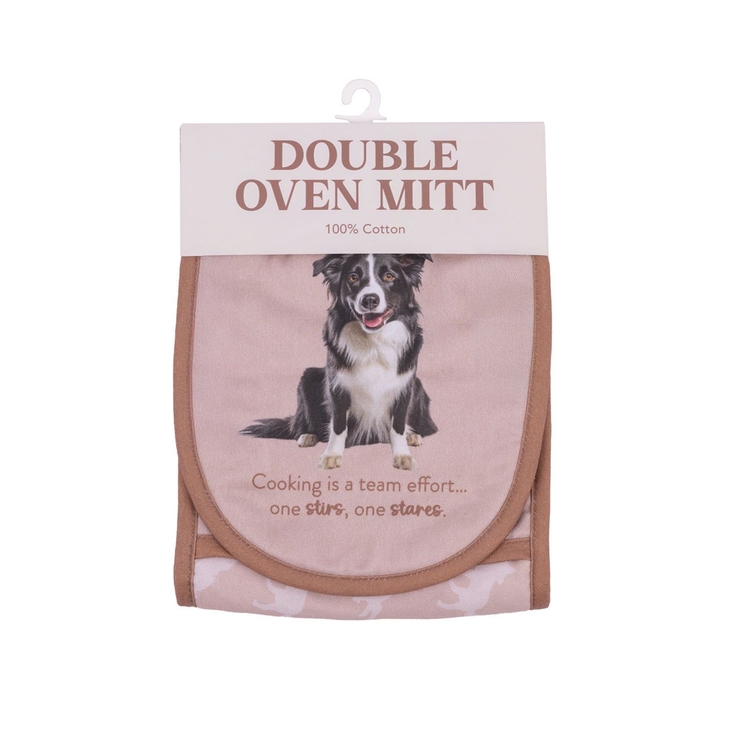 COOK'S COMPANION Border Collie Oven Mitt