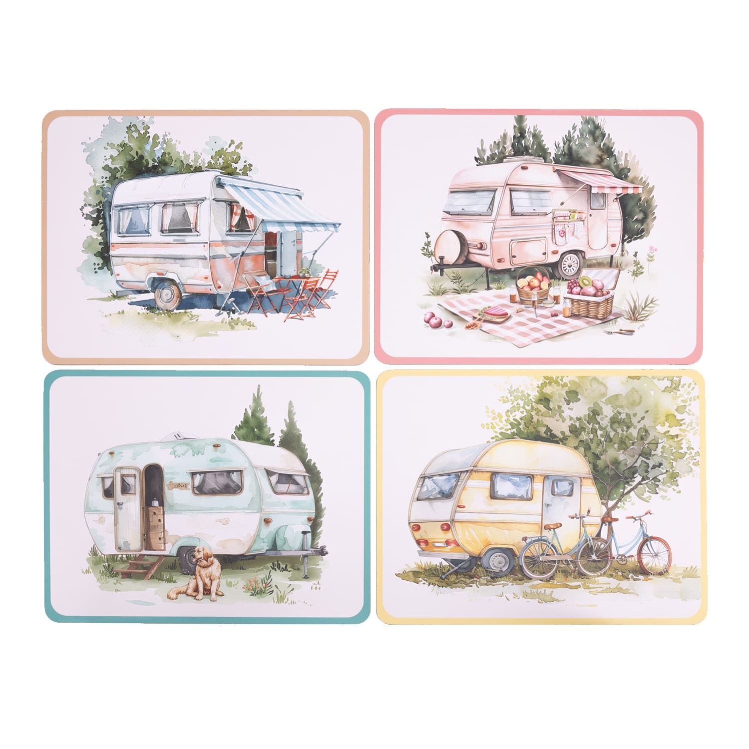 SPLOSH Caravan Placemats – Set of 4