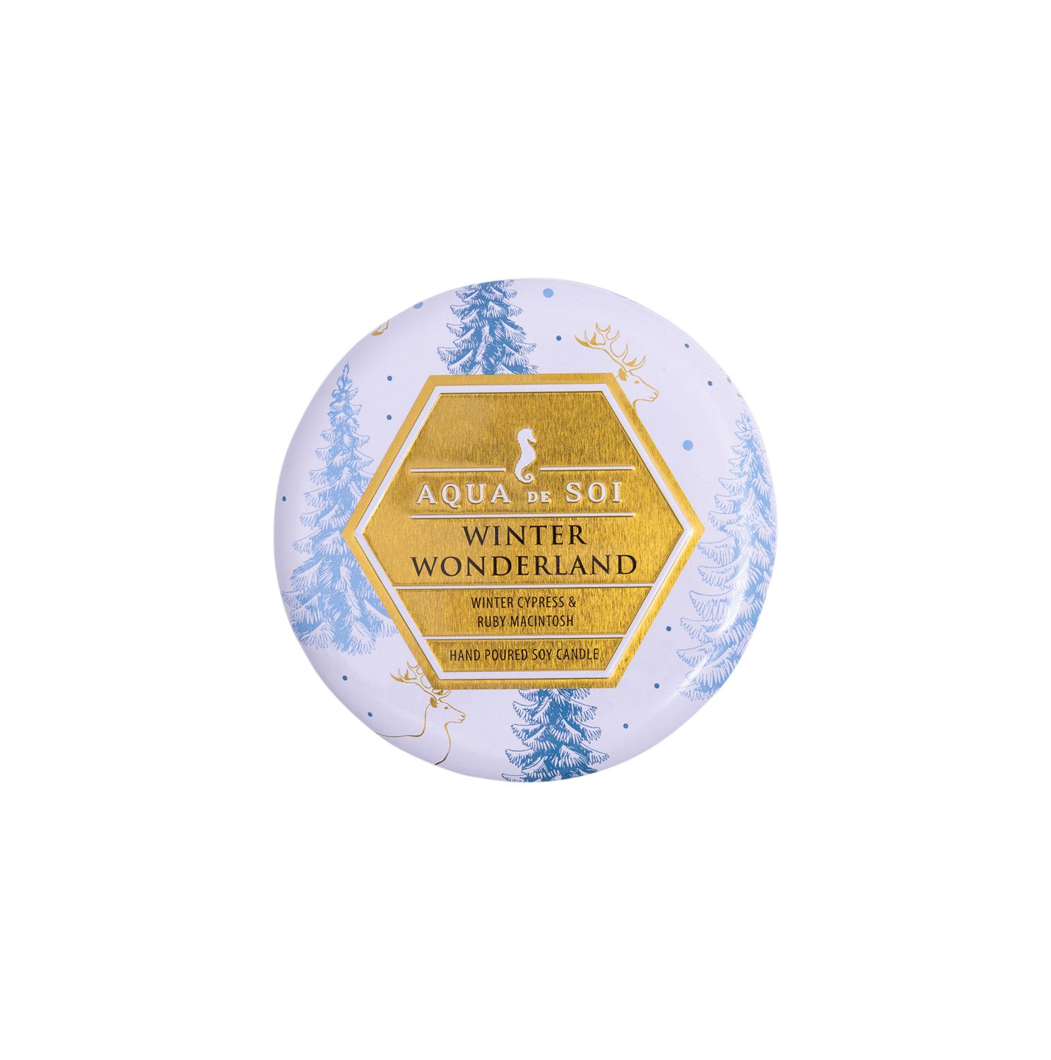 THE SOI CO Winter Wonderland Decorative Tin Candle – 9oz, Fragrance: Winter Wonderland, Size: 9oz