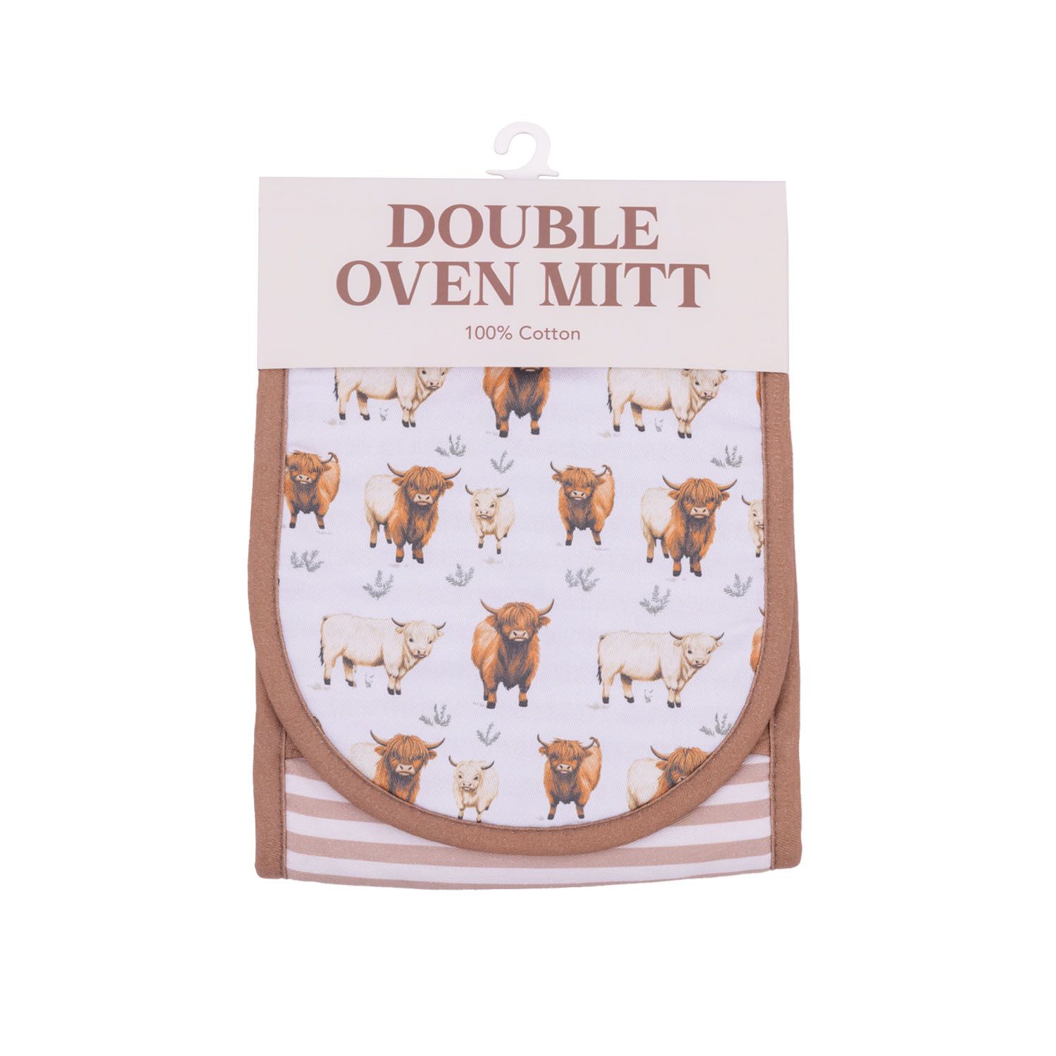 COOK'S COMPANION Highland Cow Oven Mitt