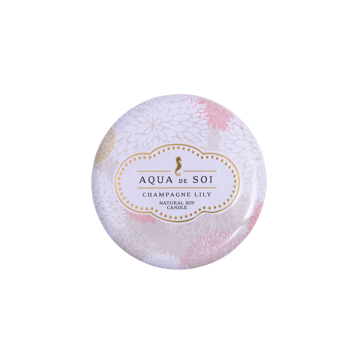 THE SOI CO Champagne Lily Decorative Tin Candle – 9oz