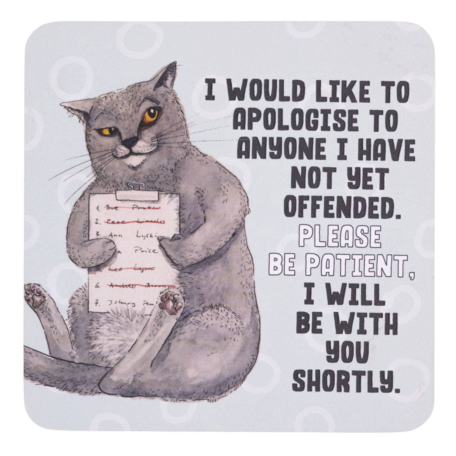 OLIVE &amp; CO. Offended COASTER