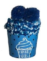 ARTICO Cup Cake Socks - Blue Frosted