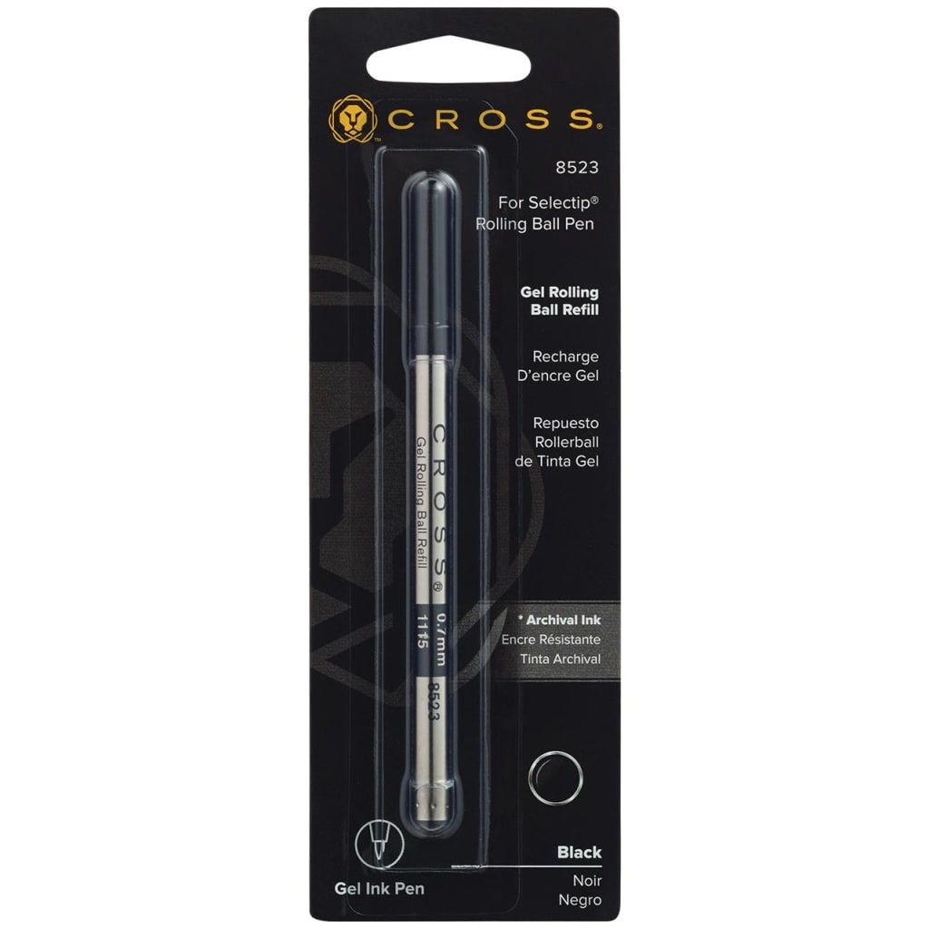 CROSS Selectip® Gel Rollerball Pen Refill (0.7MM) - Black - Single Pack