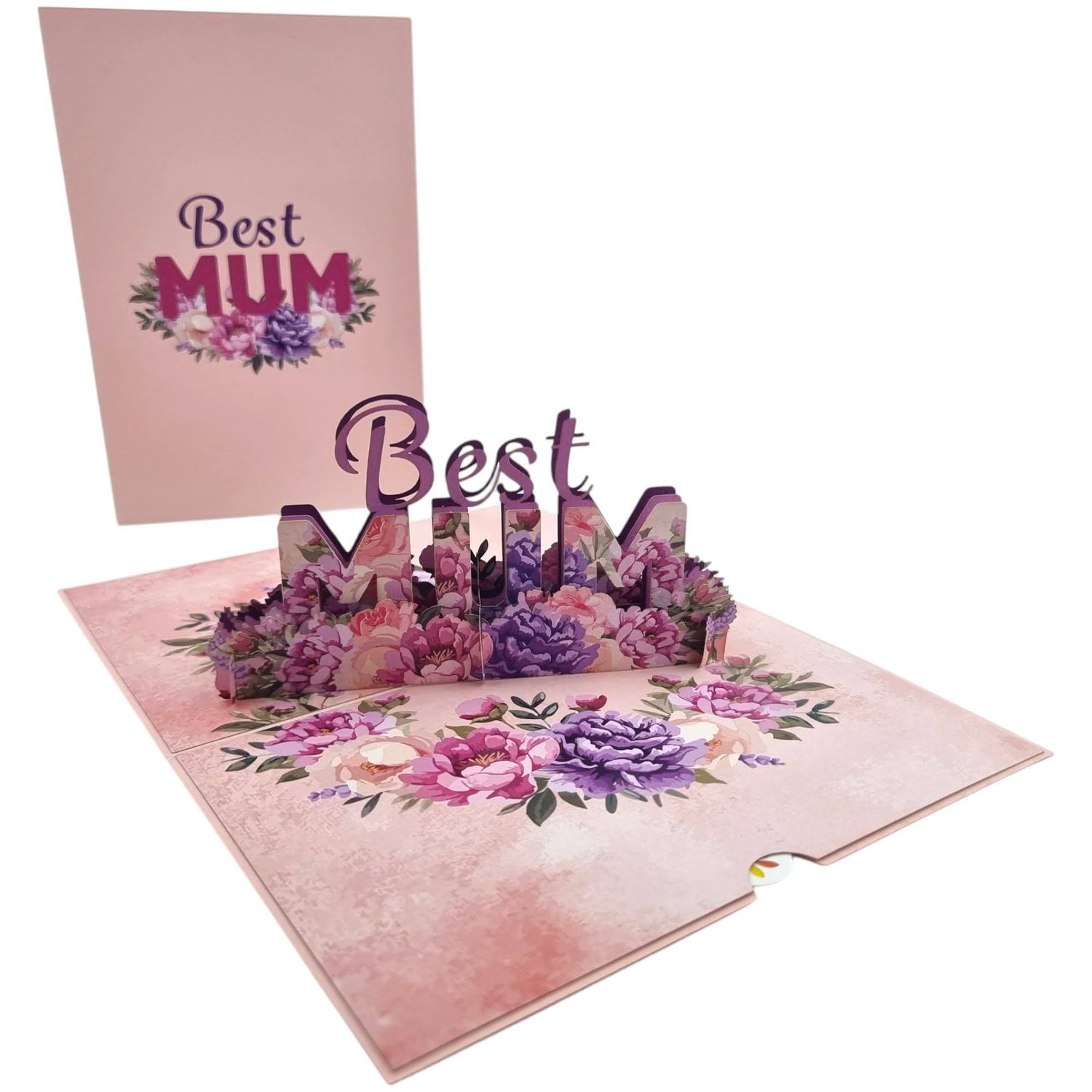 COLOR POP CARDS Best Mum Pop Up Greeting Card