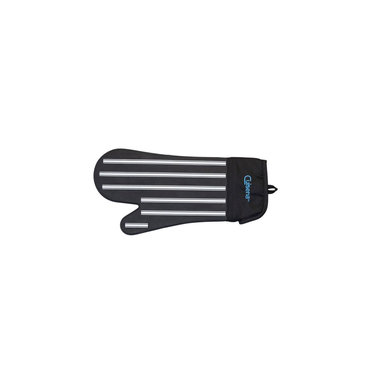 CUISENA Silicone Fabric Oven Glove Stripe - Black
