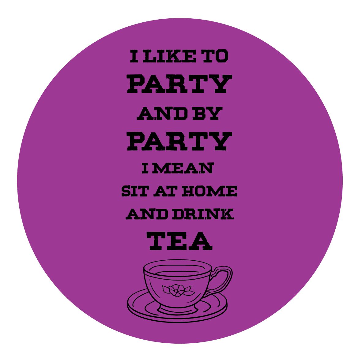 ARTICO Warming Coasters - I Like to Party