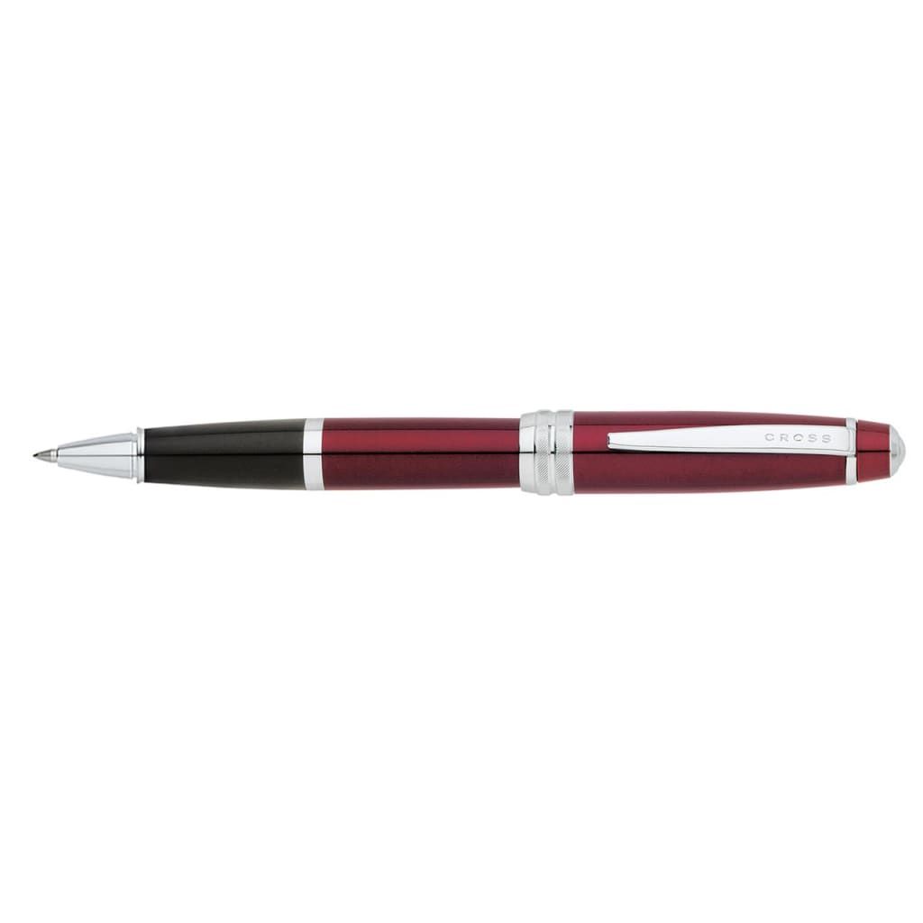 CROSS Bailey™ Red Lacquer with Polished Chrome Appointments Selectip® Rollerball Pen