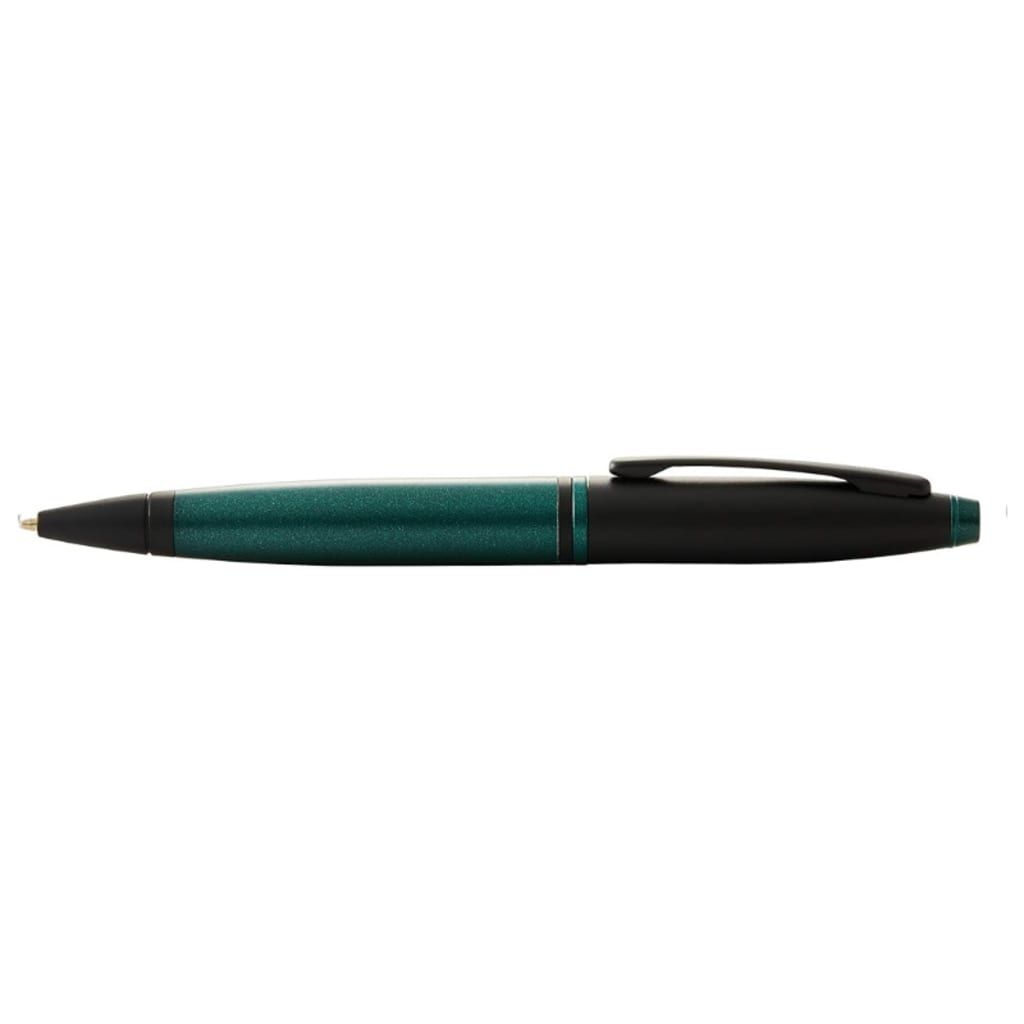 CROSS Calais™ Matte Green and Black Lacquer with Black Lacquer Appointments Ballpoint Pen