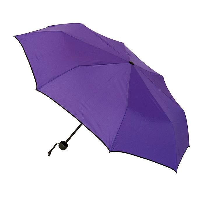 CLIFTON UMBRELLAS Piped Edge Mini Maxi - Purple