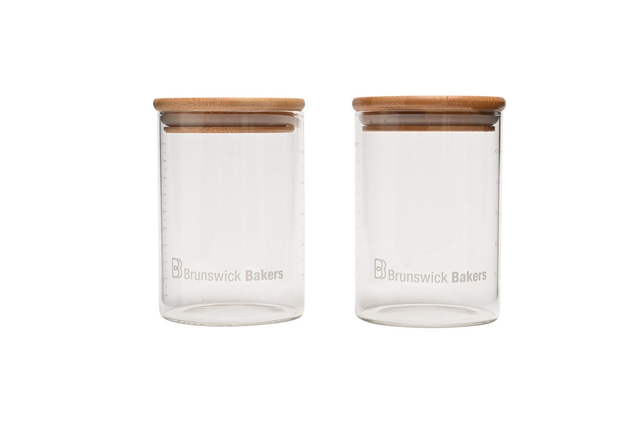 BRUNSWICK BAKERS Starter Jar 500ml Set of 2