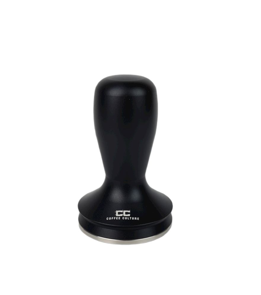 COFFEE CULTURE Matte Black Stainless Steel Tamper - 58mm