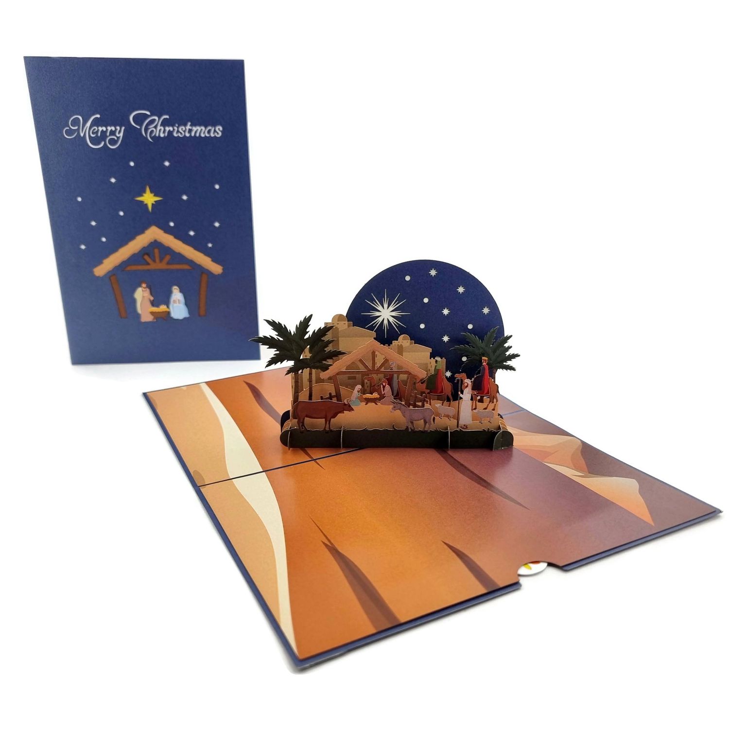 COLOR POP CARDS A Holy Night Pop Up Greeting Card