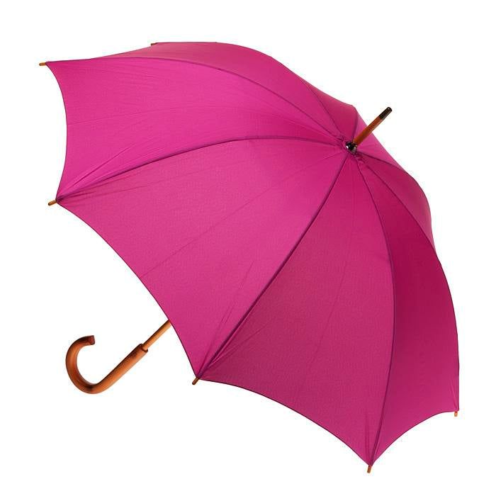 CLIFTON UMBRELLAS Wooden Classic - Fuchsia