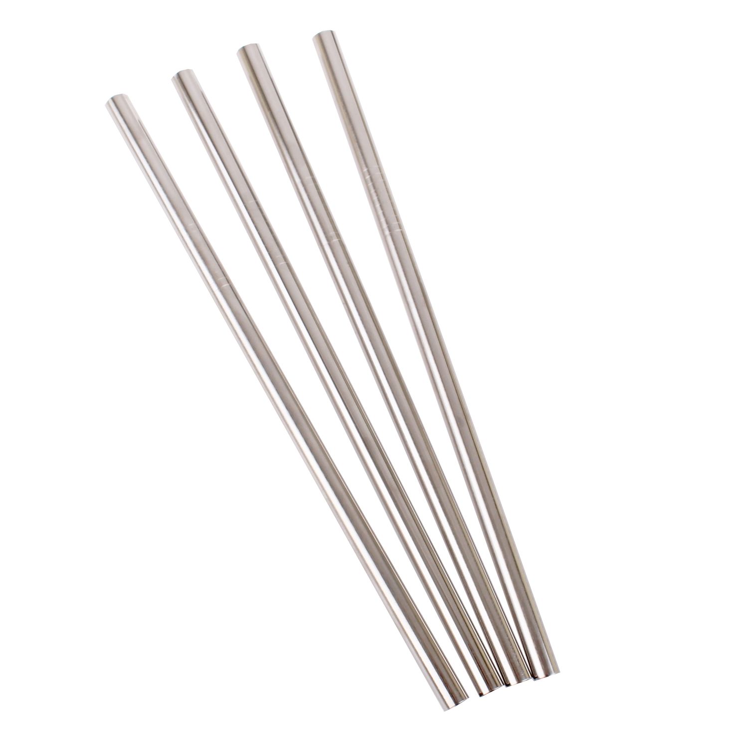 APPETITO Stainless Steel Straight Smoothie Straws