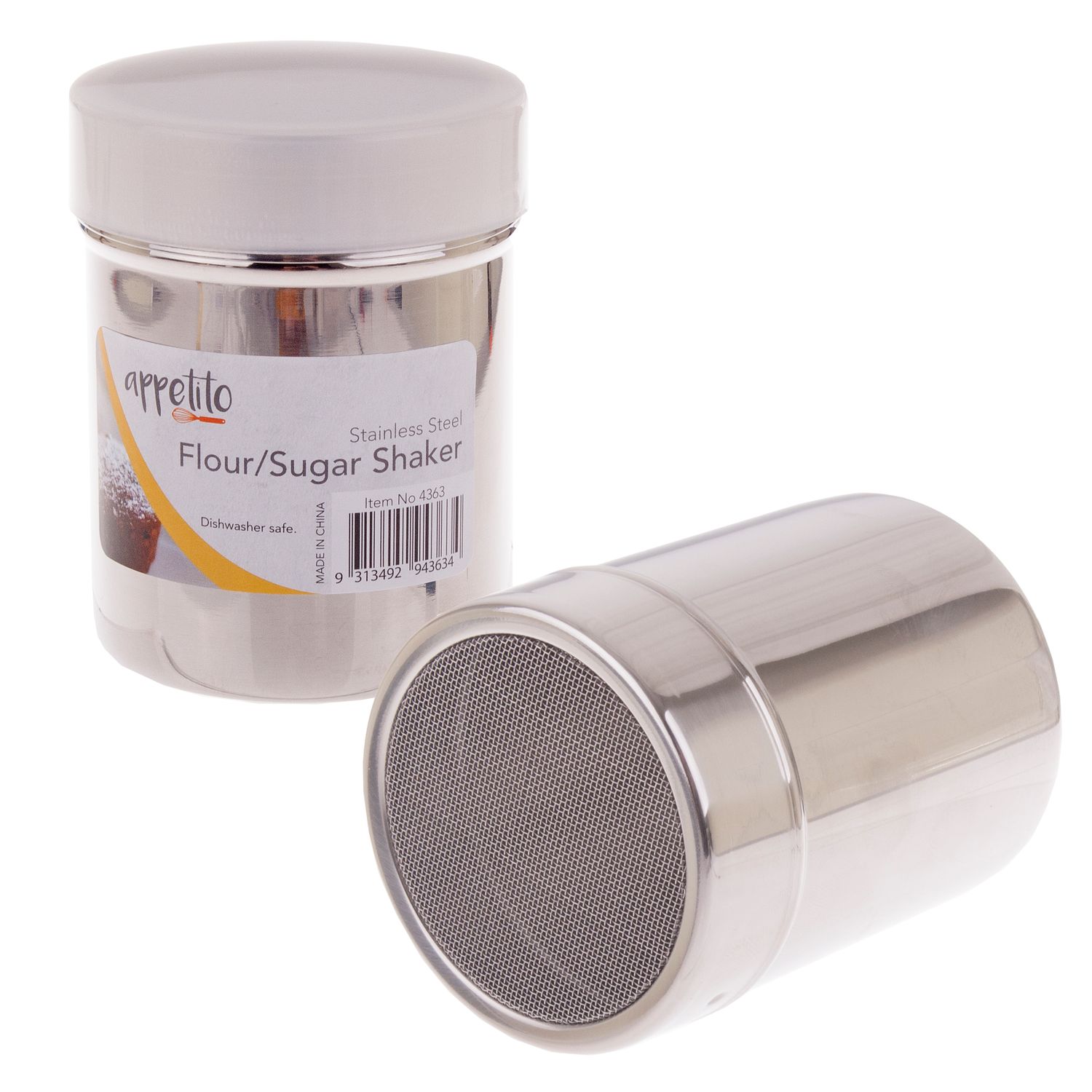 APPETITO Stainless Steel Flour/Sugar Shaker