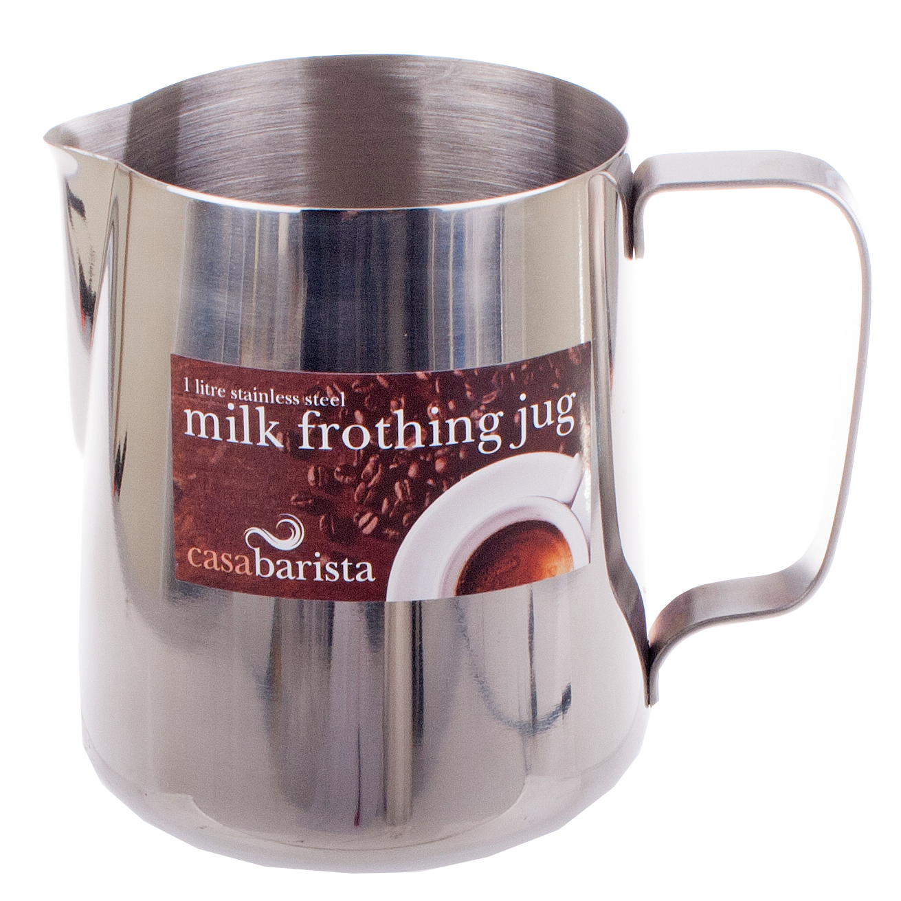 CASABARISTA Stainless Steel Milk Frothing Jug 900ml