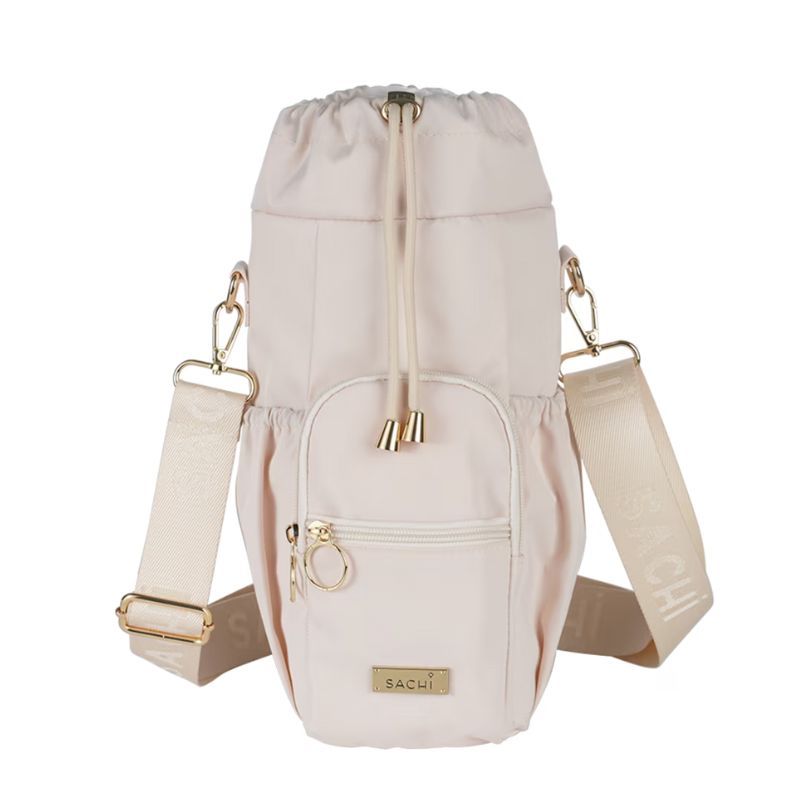 SACHI Crossbody Insulated Bottle Bag - Alabaster