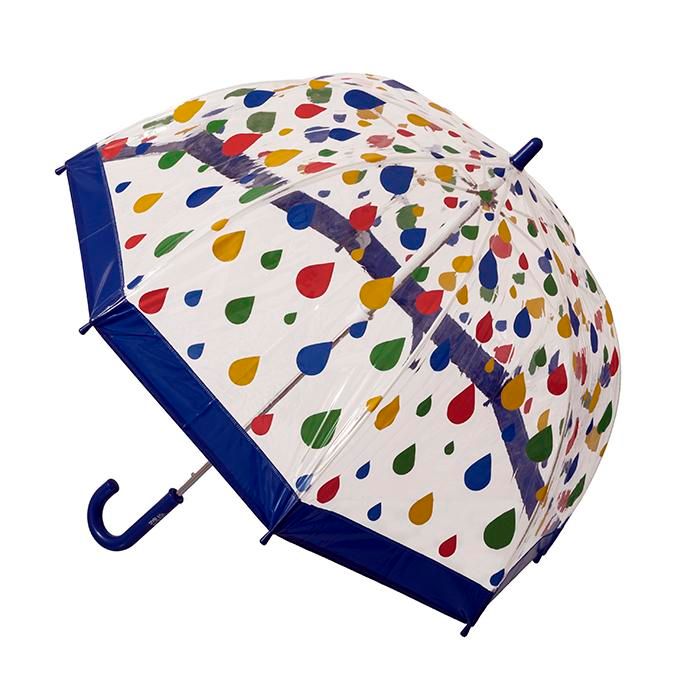CLIFTON UMBRELLAS Kids PVC Birdcage - Rain Drops